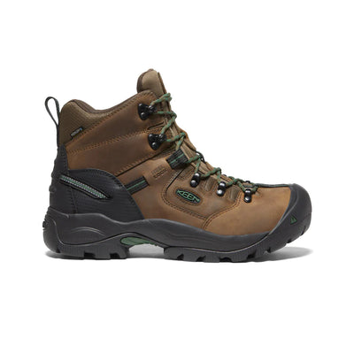 Keen Pittsburgh 6 Waterproof Steel Toe Work Boots for Men - Carbon Fiber Safety Toe, Wide Width