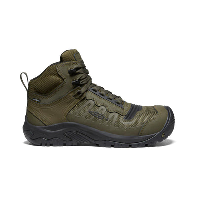 Keen Reno Mid Waterproof Hiking Boots for Men | Carbon Fiber Toe | Wide Width Available