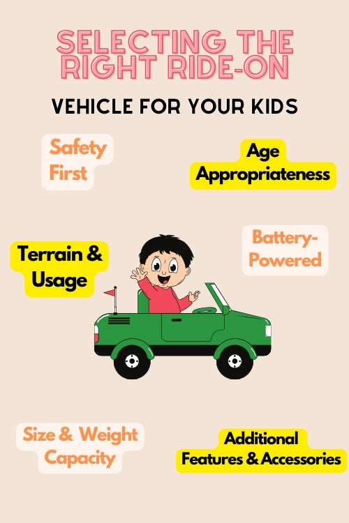 how to select the right ride-on cars for kids