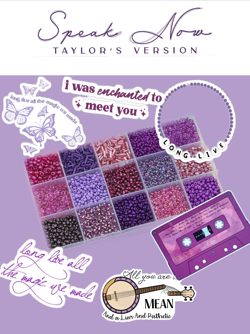 DIY Bead Kit Taylor Swift The Eras Tour