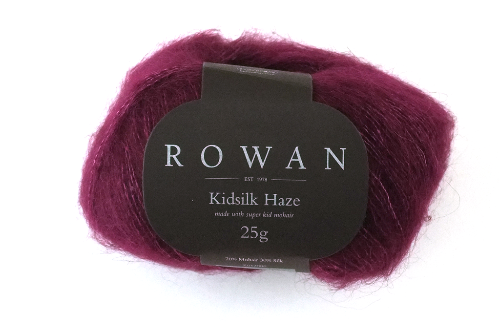 Rowan Kidsilk Haze, Mist #702, soft hazy blue, mohair/silk laceweight yarn  Red Beauty Textiles