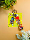 Goku 3 Item Gift Combo: 9 Self adhesive mini posters, 1 Double Sided Keychain, 1 Key-Tag