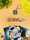 One Piece Gear 5 Luffy 3 Item Gift Combo: 9 Self adhesive mini posters, 1 Double Sided Keychain, 1 Key-Tag