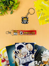 One Piece Gear 5 Luffy 3 Item Gift Combo: 9 Self adhesive mini posters, 1 Double Sided Keychain, 1 Key-Tag