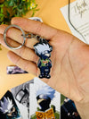 Kakashi Hatake 3 Item Gift Combo: 9 Self adhesive mini posters, 1 Double Sided Keychain, 1 Key-Tag