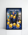 Lionel Messi 8 Ballon D'or Frame
