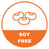 soy free badge