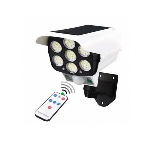 Set 2 x Lampa solara cu LED in forma de camera video