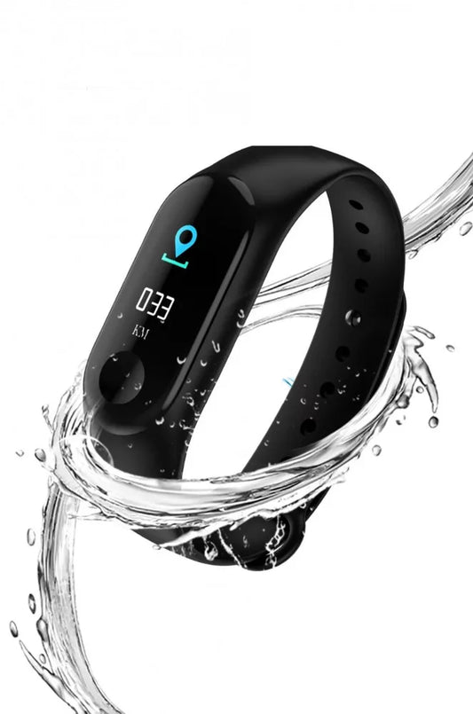 Bratara fitness M3, ecran TFT 0.96 inch, bluetooth, masurare ritm cardiac si alte functii ale organismului