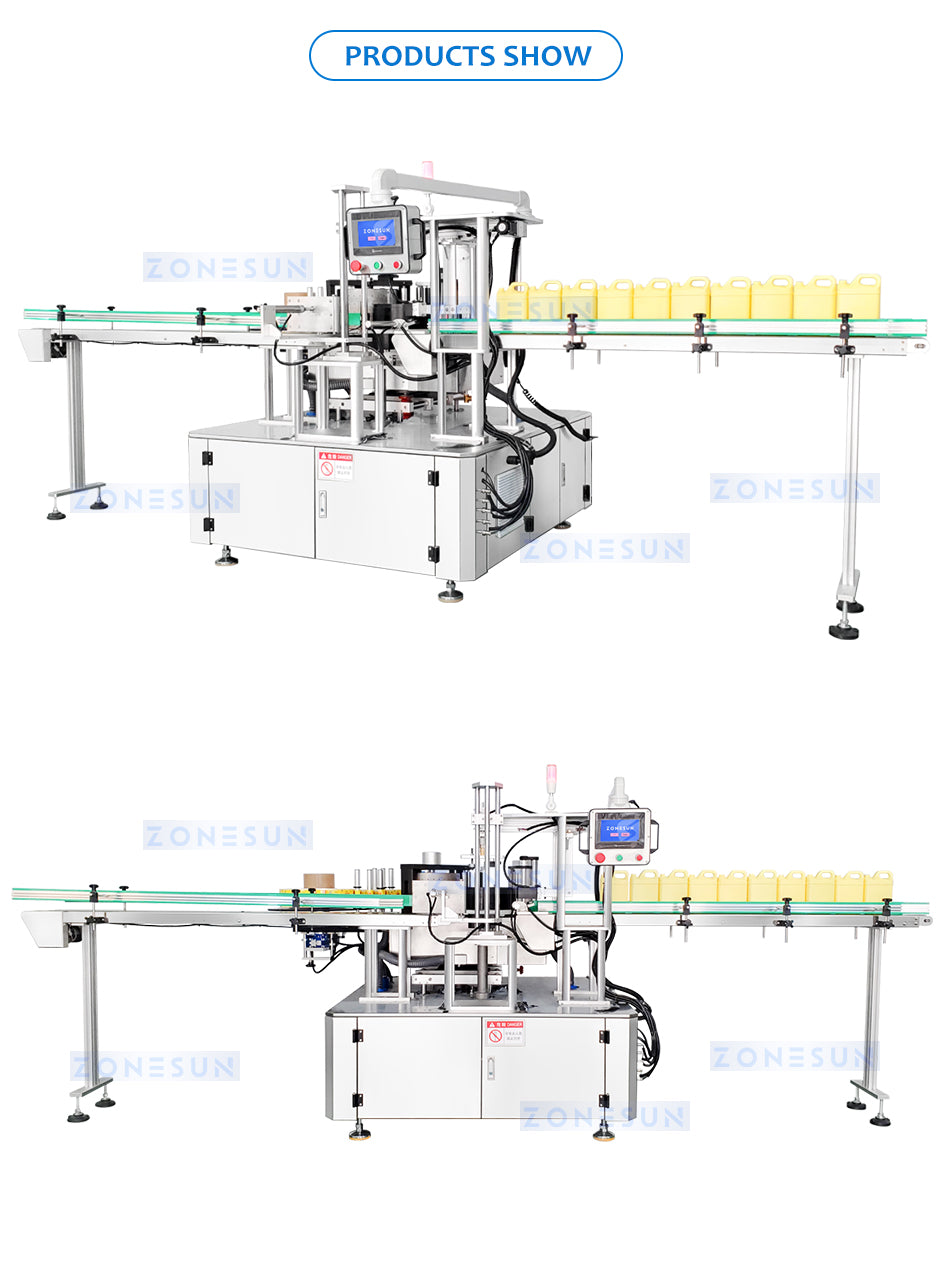 ZONESUN Automatic Hot Melt Glue Labeling Machine ZS-GTB12S