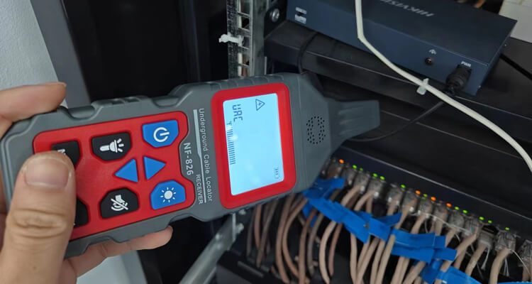 Checking Wire Breaks With NF-826 Voltage Tester