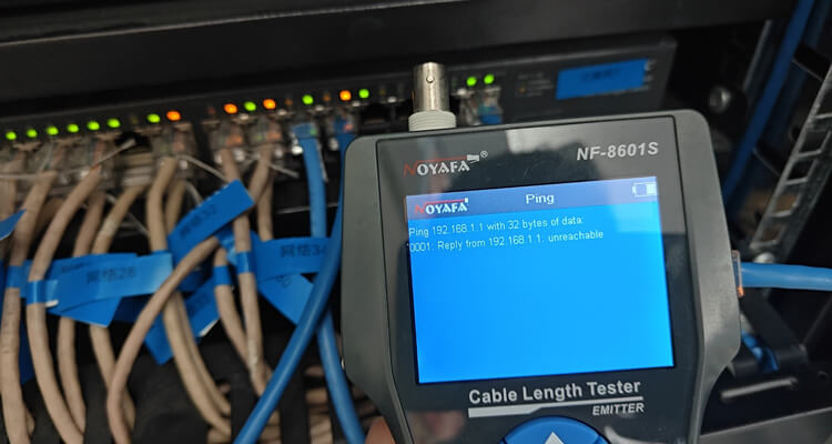 Estado de Ethernet de prueba de NF-8601S