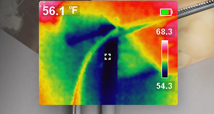 Check Plumbing with Thermal Imaging