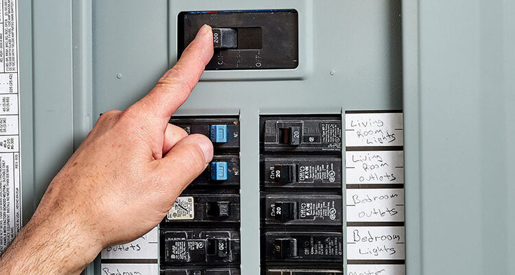 Turn Off Power in Circuit Breaker Box