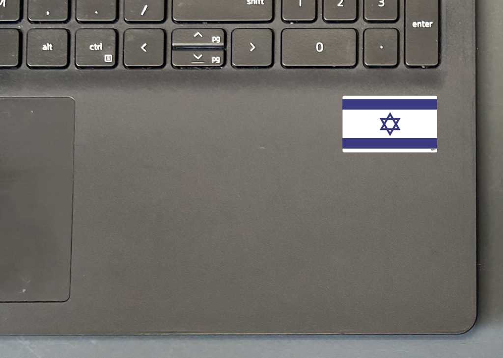 Mini Sticker on Laptop