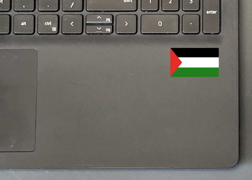 Mini Sticker on Laptop