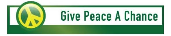 Give Peace A Chance bumper stickers and car magnets designs collection header 