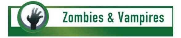 zombies and vampires sticker and car magnets designs collection header