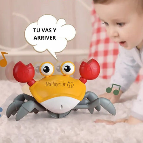 Crabe joueur - Crabe d'évasion électrique par induction pour enfants, jouets musicaux, jouets interactifs - cadeau bébé - bebe superstar (3)