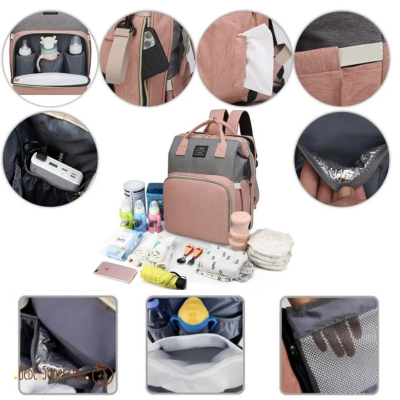 sac à langer-sac à couche-baby voyage-lit portable bébé-nappy fourre tout-bebe superstar-sac de poussette (9)
