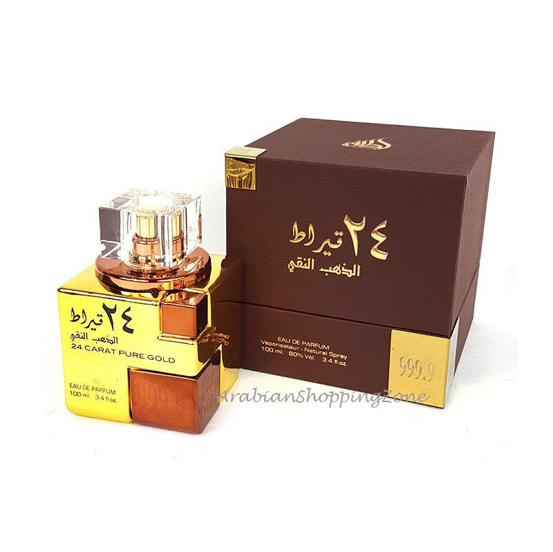 24 Carat Pure Gold Unisex 100ml EDP by Lattafa Perfumes