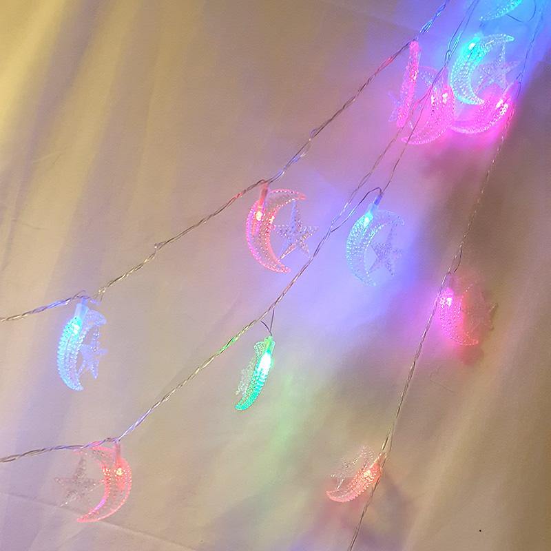 EID Ramadan 4M/20 LED Festival String Light Decoration Star Moon