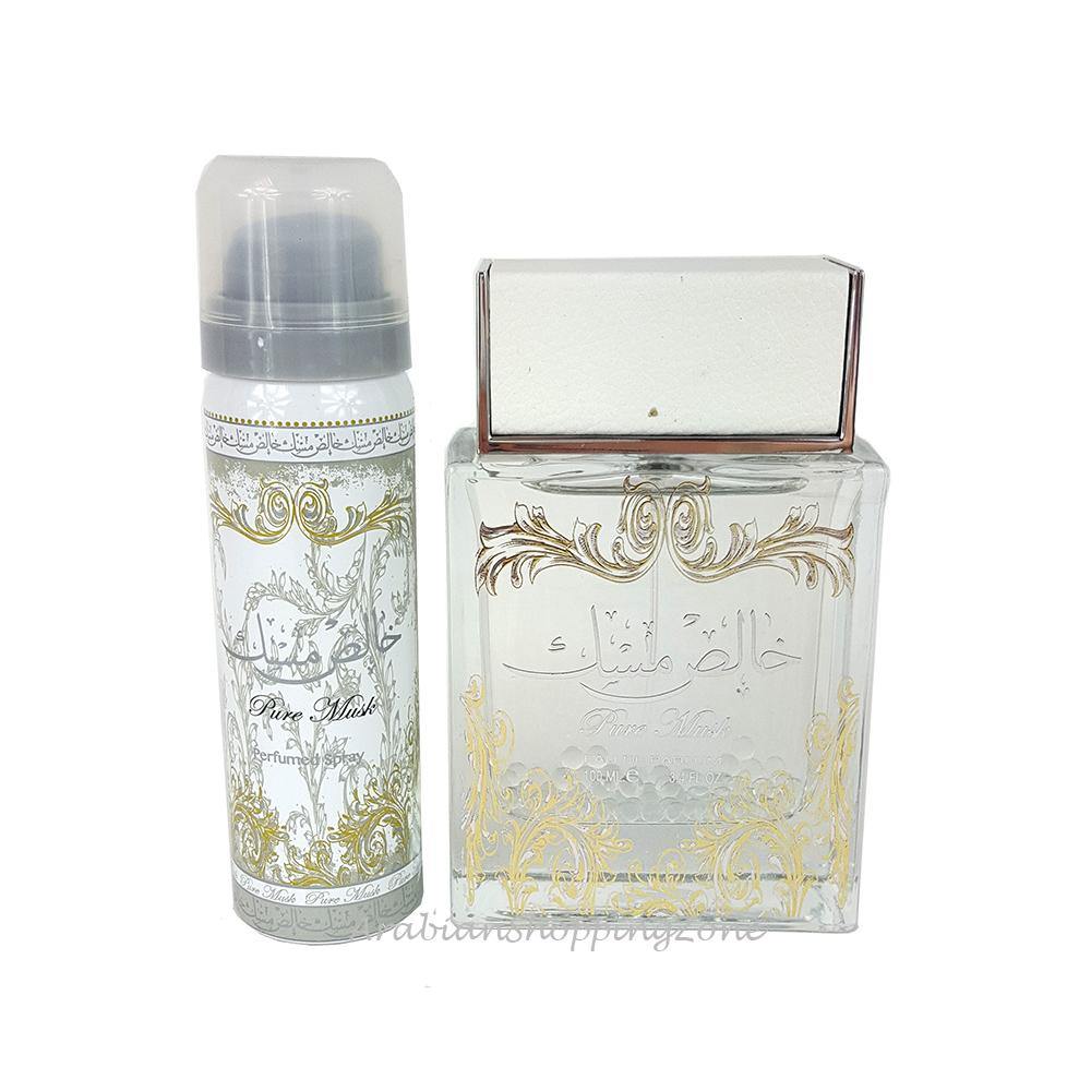 Pure Musk Unisex 100ml EDP + Deodorant by Lattafa Perfumes