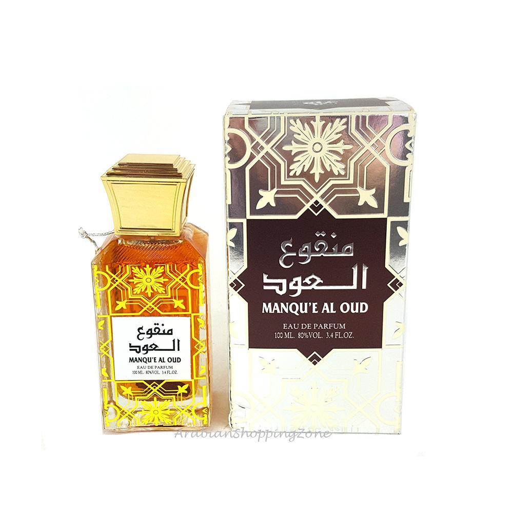 Manqu'e AL Oud Unisex 100ml EDP Spray Perfume by Lattafa