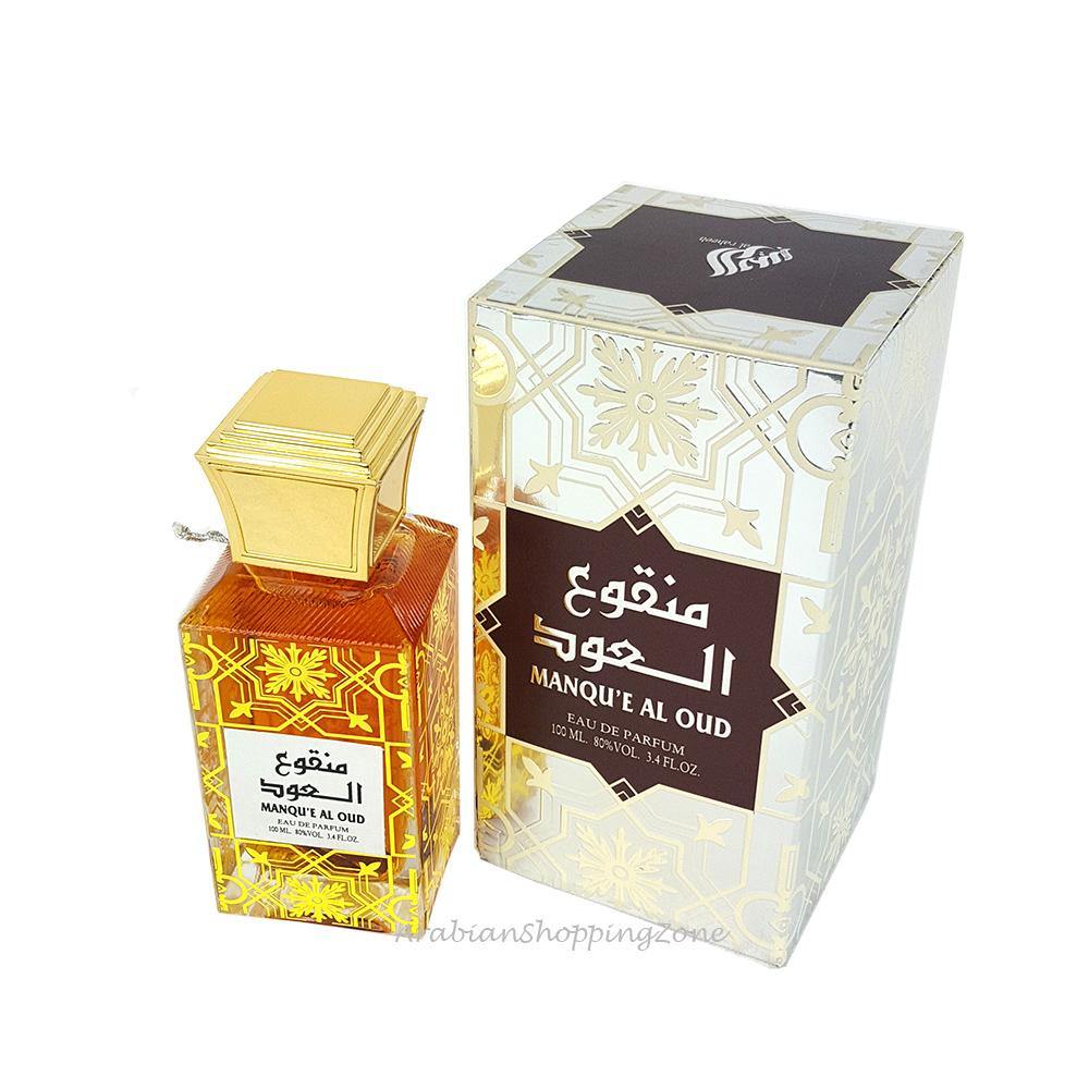 Manqu'e AL Oud Unisex 100ml EDP Spray Perfume by Lattafa