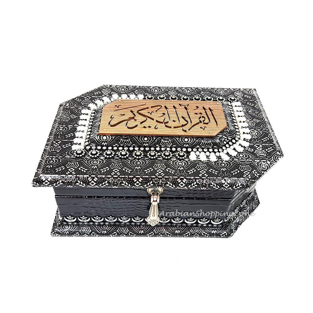 The Holy Quran Muslim Home Decorated BOX #552