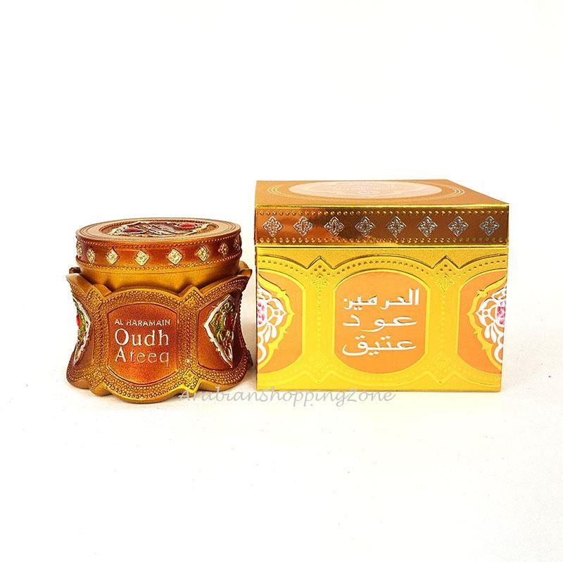 AL Haramain Oudh Ateeq Bukhoor Incense 55g