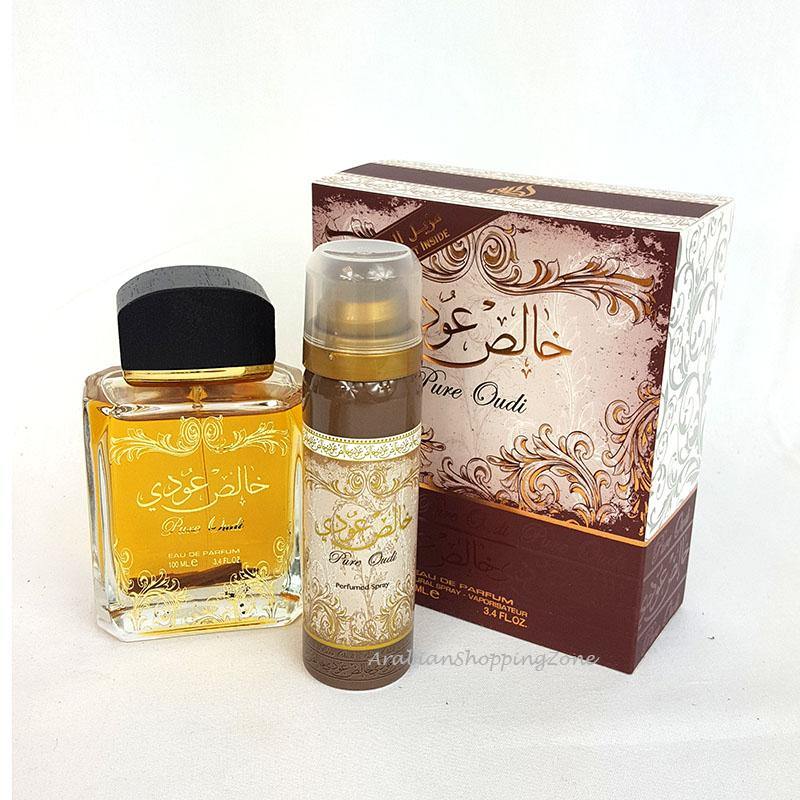 Pure Oudi 100ml EDP + Deodorant Spray Perfume