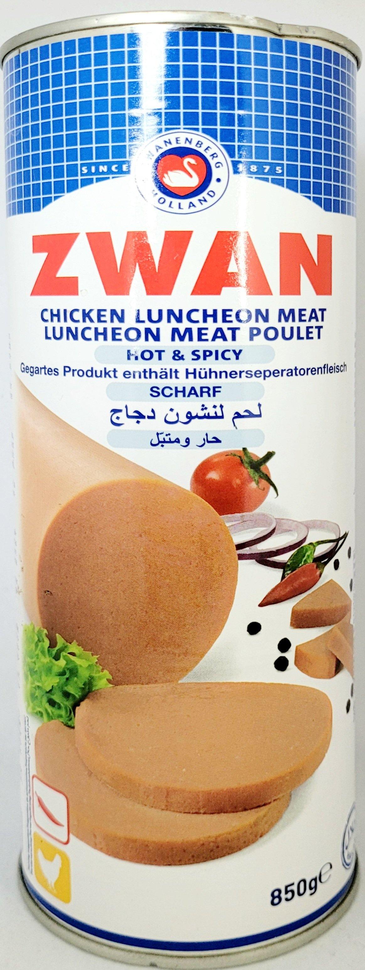 Zwan Chicken Luncheon Spiced 850g