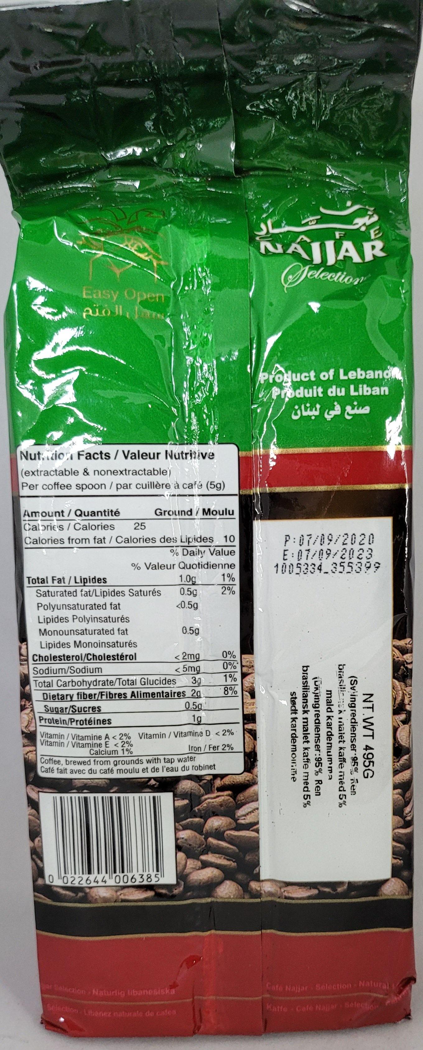 Najjar Coffee Cardamom 450g