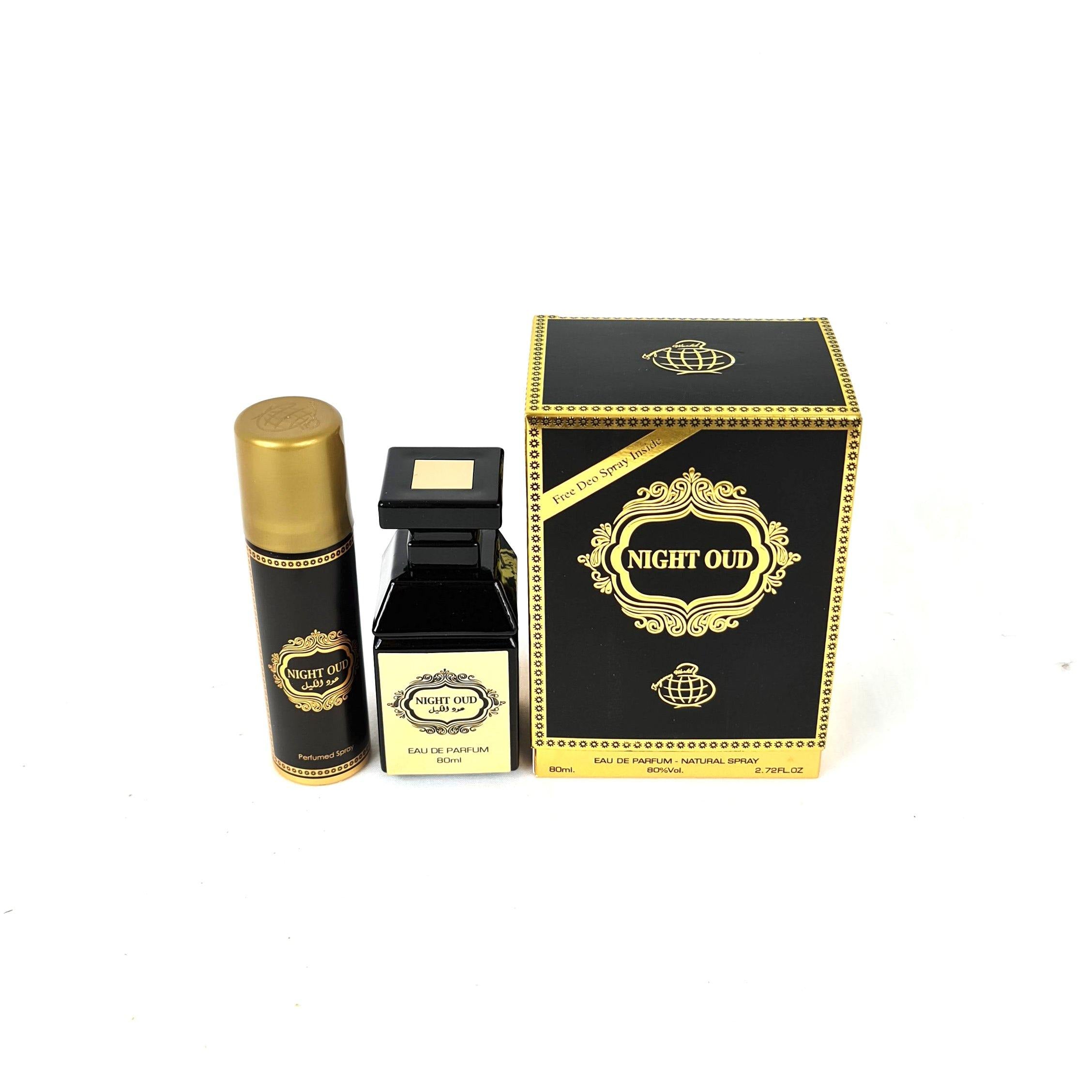 Night Oud Gift Set (Unisex 80ml EDP) Fragrance World