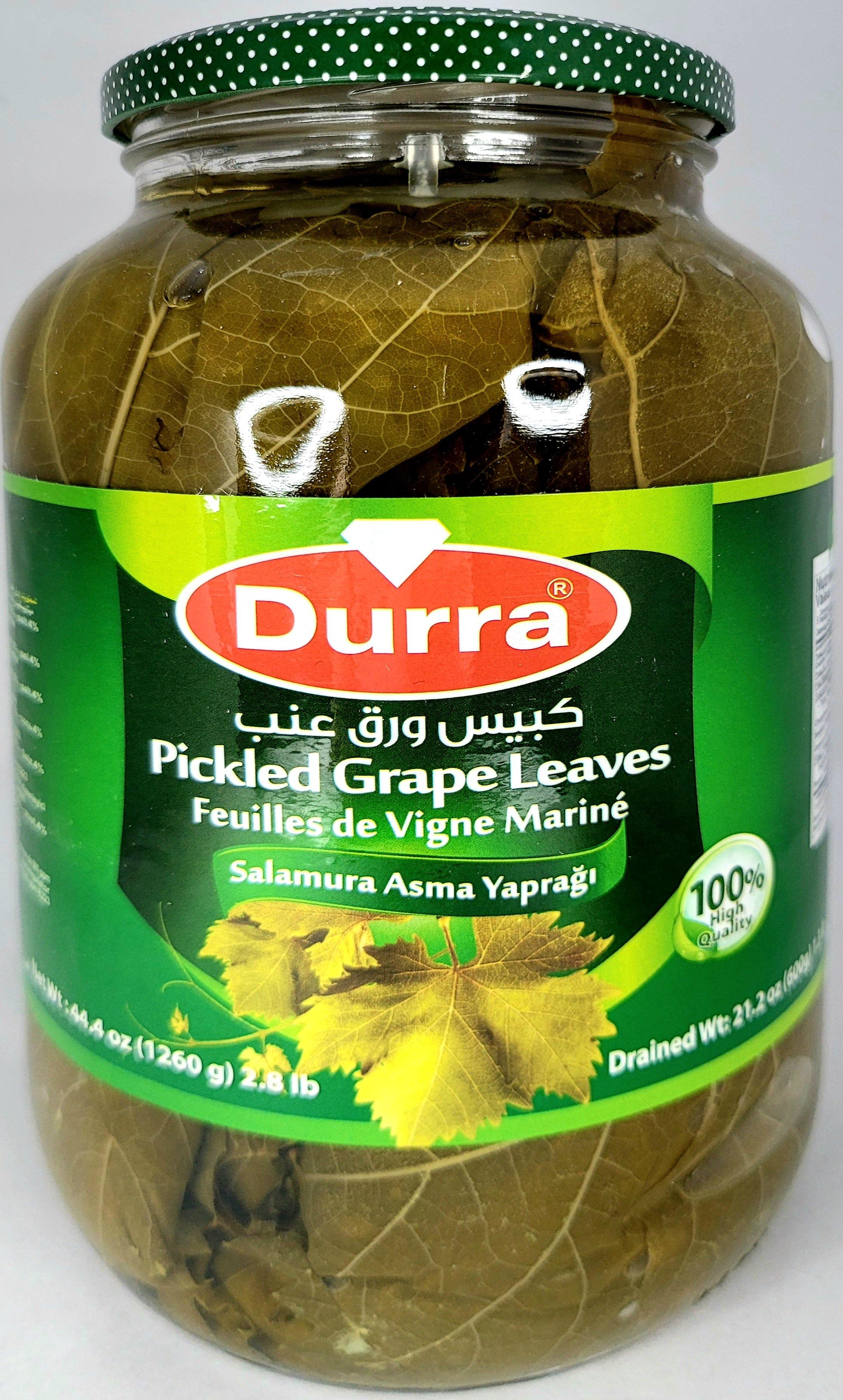 Durra Pickled Grape Leaves 1260g (600g net)