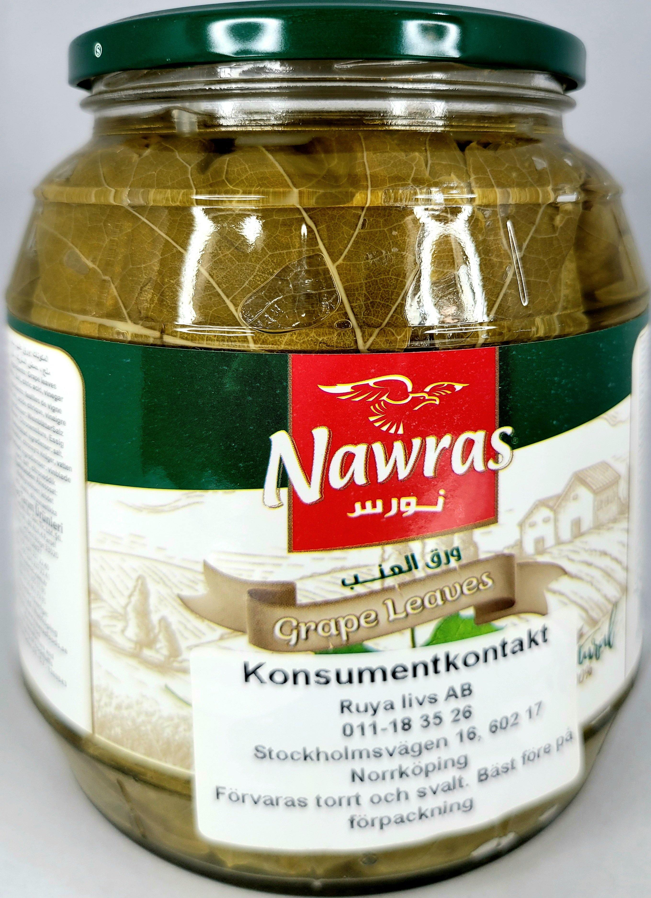 Nawras Grape Leaves 908g