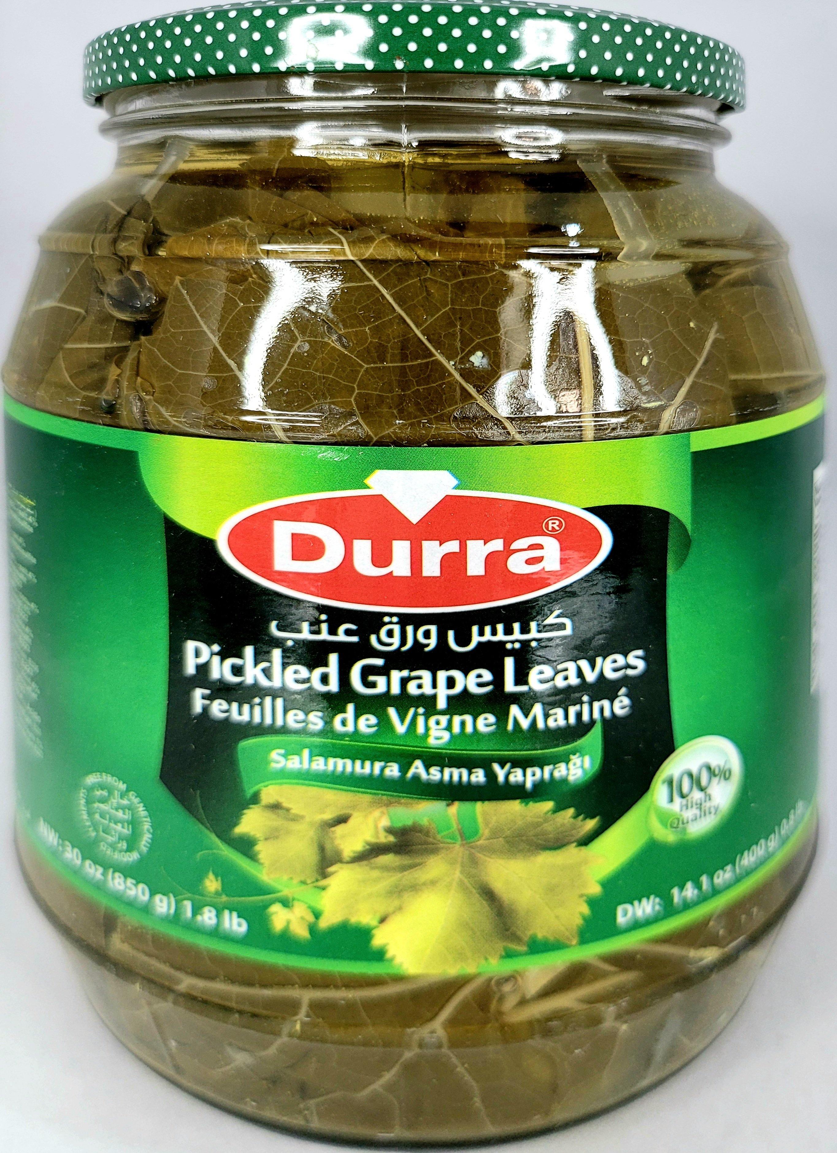 Durra Pickled Grape Leaves 850g (400g net)