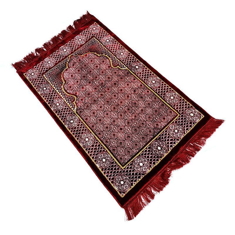 IPEC Turkish Velvet Prayer Rug- Heavy Duty 750g