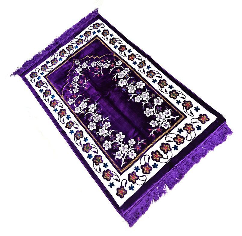 Turkish Velvet Prayer Rug- Heavy Duty