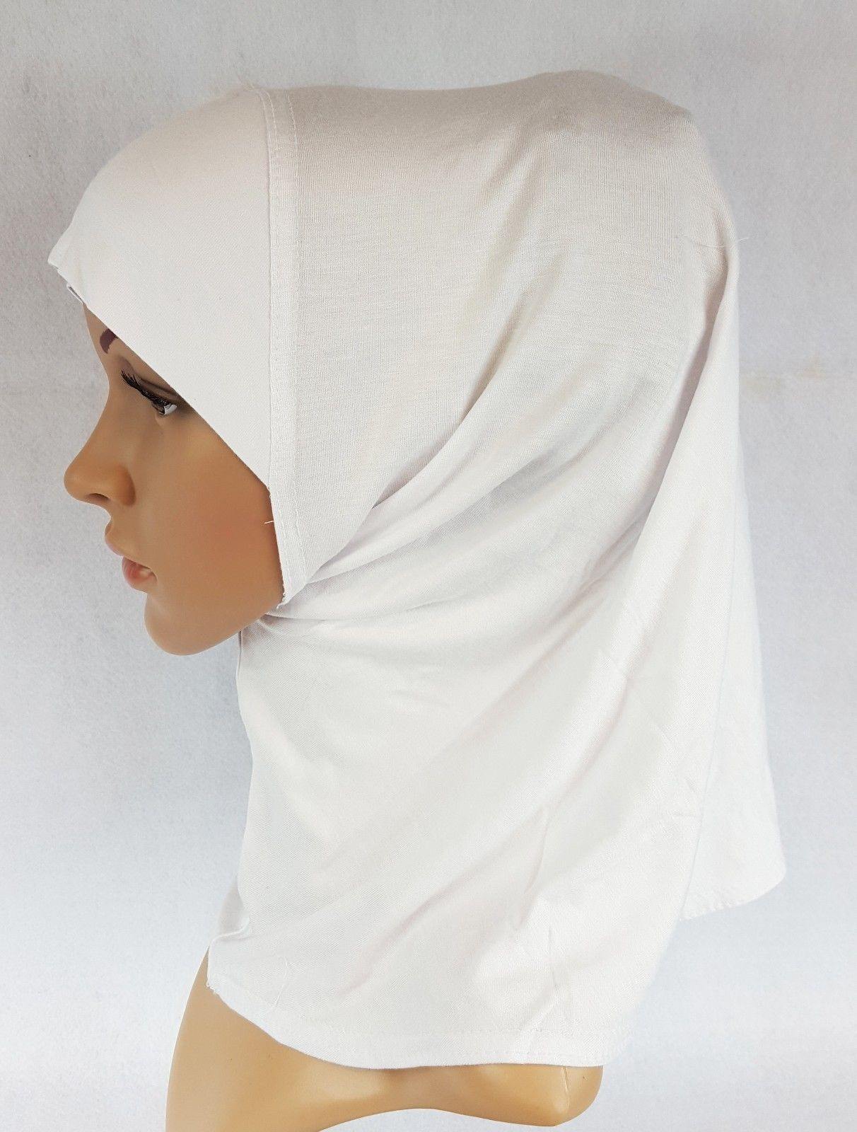 Premium Slip On Instant Egyptian Cotton Muslim Girls Hijab Shawls Wrap Headwear