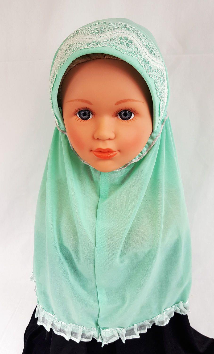 Viscose Baby Kids Children Hijab Islamic Scarf Shawls 1-6T