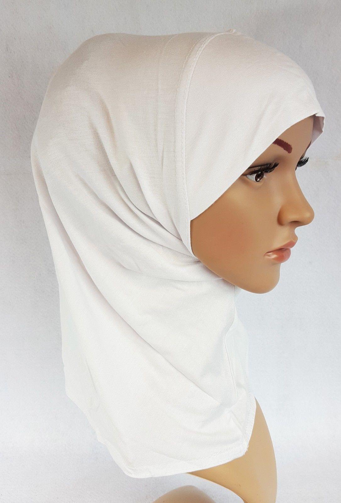 Premium Slip On Instant Egyptian Cotton Muslim Girls Hijab Shawls Wrap Headwear