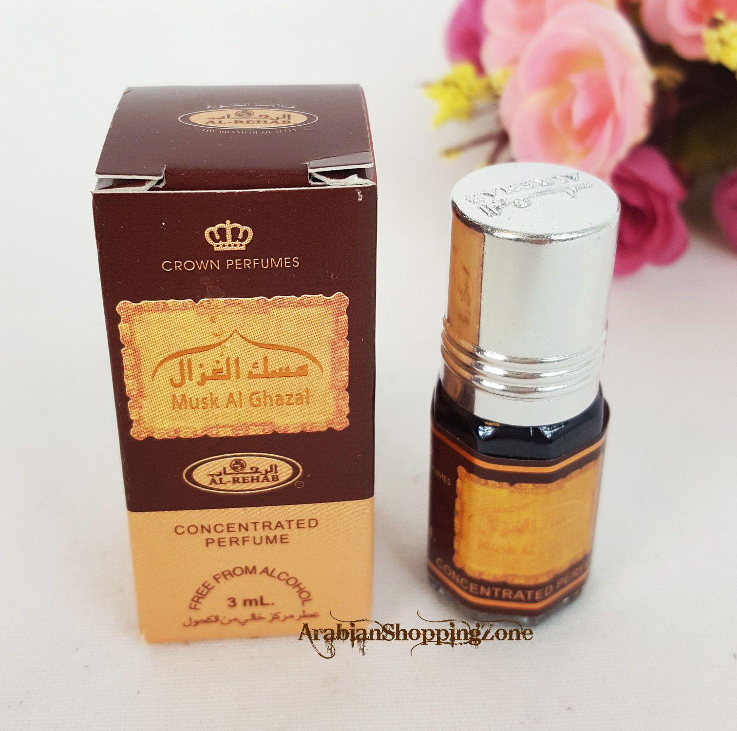 3 PCS AL Rehab Perfumes Concentrated Oil Attar Parfume 3ml  (3 Bottles)