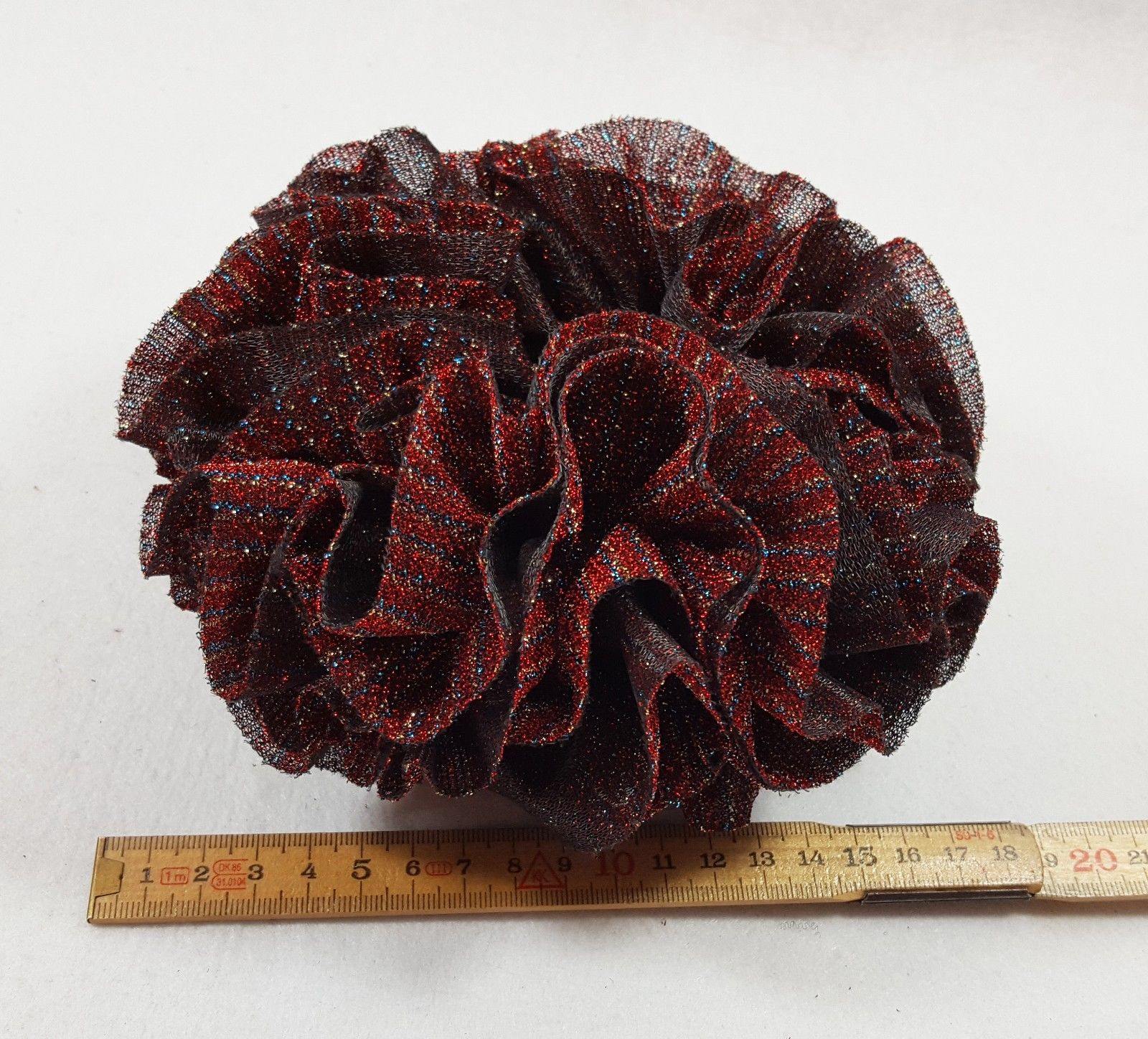 Khaleeji Volumizer Scrunchie Large Maxi Flower Hair Tie Bun Scarf