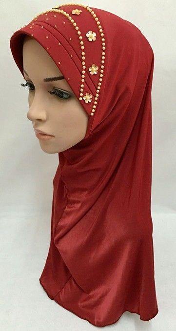 Summer LightWeight Lycra Slip-on Muslim Hijab Islamic Scarf Shawls