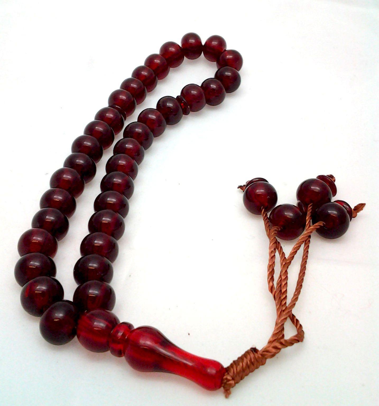 Acrylic TESBÄ°H Islamic Prayer Beads tasbih MASBAHA Misbaha Tasbeeh