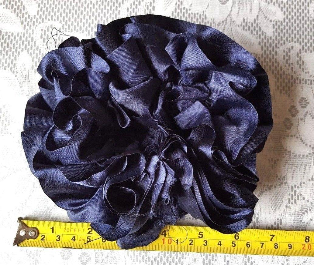 Khaleeji Volumizer Shiny Scrunchie Large Maxi Flower Hair Tie Bun Scarf