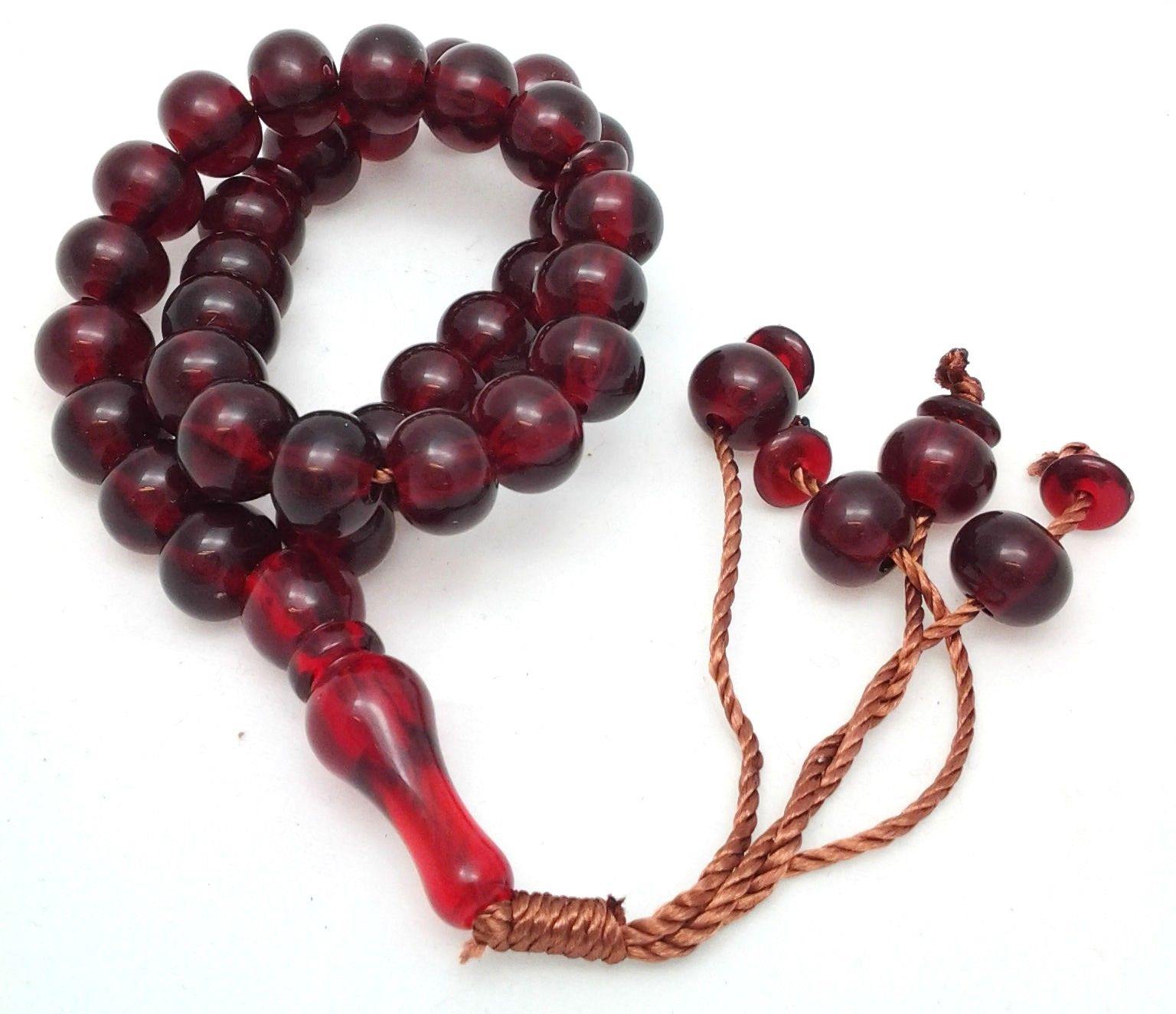 Acrylic TESBÄ°H Islamic Prayer Beads tasbih MASBAHA Misbaha Tasbeeh