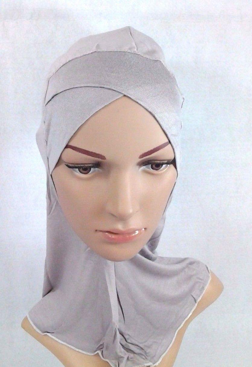 Fashion Cotton Muslim InnerHijab Cap NEW Cross-Forehead Islamic Underscarf/Hijab